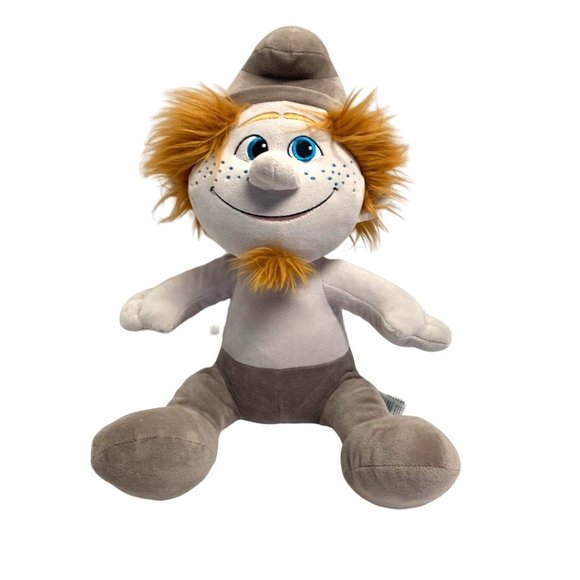 Build A Bear Smurfs 16 in Tall Seated Naughty Hackus Plush Stuffed Doll Toy - Picture 1 of 4